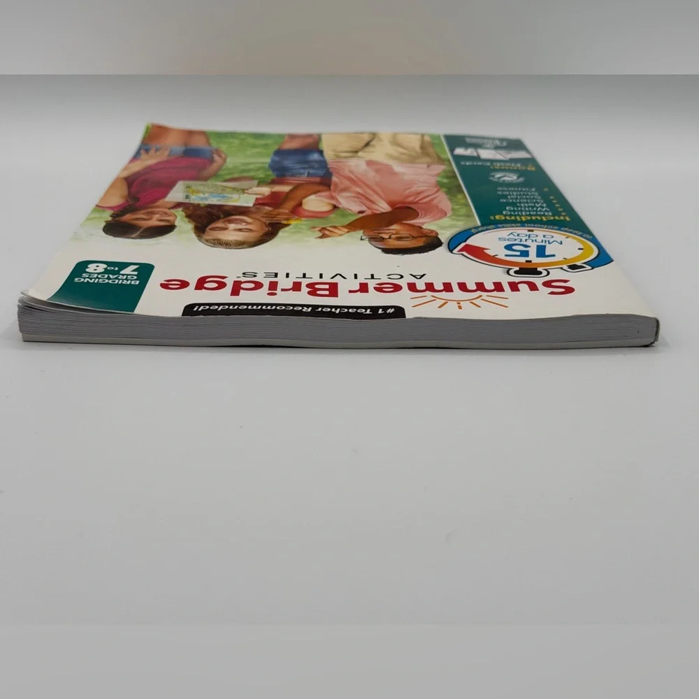 Summer Bridge Activities Grades 7 - 8 Homeschool Workbook - (Paperback 2015) New